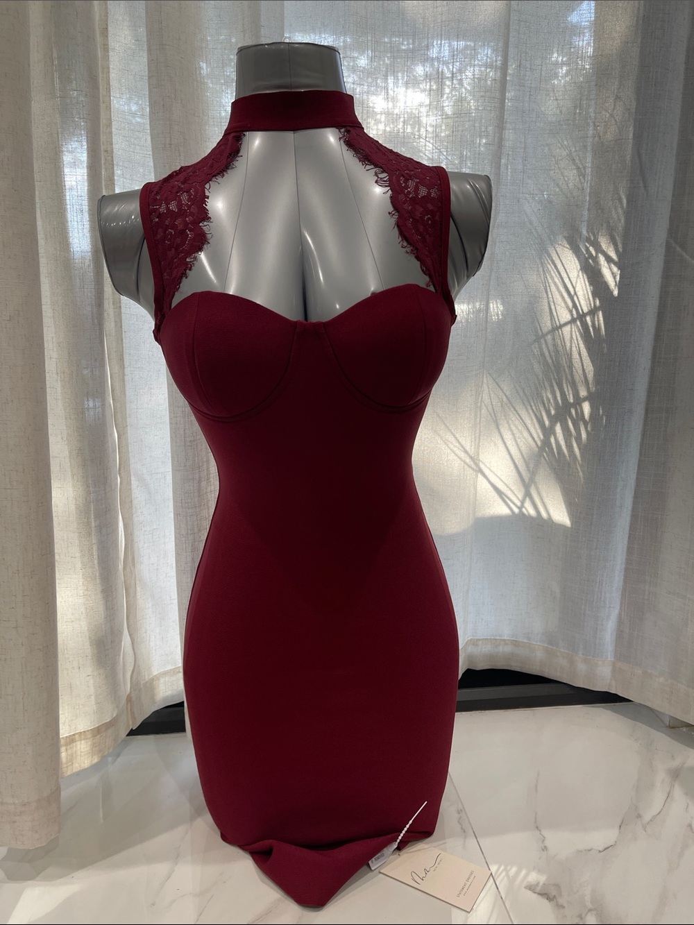 Mew Mews Isometry sleeveless bandage mini dress.Size XS